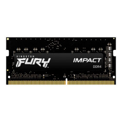 Kingston FURY Impact - DDR4 - kit - 16 GB: 2 x 8 GB - SO DIMM 260-pin - 2666 MHz / PC4-21300 - CL15 - 1.2 V - senza buffer - no