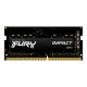 Kingston FURY Impact - DDR4 - kit - 32 GB: 2 x 16 GB - SO DIMM 260-pin - 2666 MHz / PC4-21300 - CL15 - 1.2 V - senza buffer - n