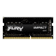 Kingston FURY Impact - DDR4 - kit - 32 GB: 2 x 16 GB - SO DIMM 260-pin - 3200 MHz / PC4-25600 - CL20 - 1.2 V - senza buffer - n