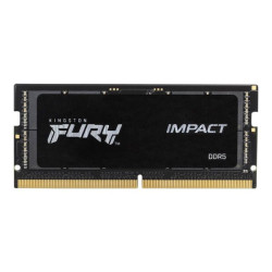 Kingston FURY Impact - DDR5 - kit - 16 GB: 2 x 8 GB - SO DIMM 262-pin - 4800 MHz / PC5-38400 - CL38 - 1.1 V - senza buffer - on