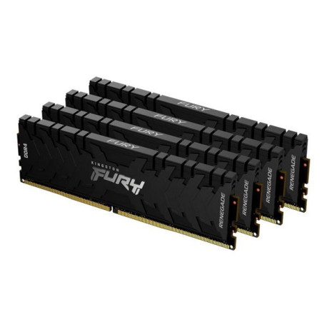 Kingston FURY Renegade - DDR4 - kit - 32 GB: 4 x 8 GB - DIMM 288-PIN - 3200 MHz / PC4-25600 - CL16 - 1.35 V - senza buffer - no