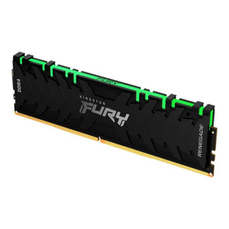 Kingston FURY Renegade RGB - DDR4 - kit - 16 GB: 2 x 8 GB - DIMM 288-PIN - 3200 MHz / PC4-25600 - CL16 - 1.35 V - senza buffer 