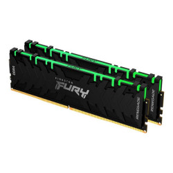 Kingston FURY Renegade RGB - DDR4 - kit - 16 GB: 2 x 8 GB - DIMM 288-PIN - 3600 MHz / PC4-28800 - CL16 - 1.35 V - senza buffer 