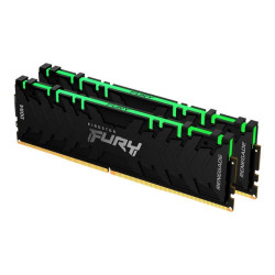 Kingston FURY Renegade RGB - DDR4 - kit - 16 GB: 2 x 8 GB - DIMM 288-PIN - 4266 MHz / PC4-34100 - CL19 - 1.4 V - senza buffer -