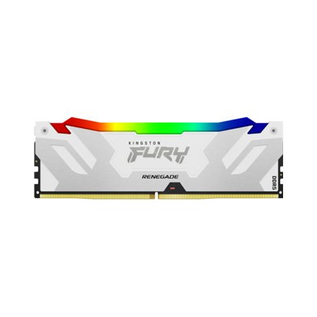 Kingston FURY Renegade RGB - DDR5 - kit - 32 GB: 2 x 16 GB - DIMM 288-PIN - 6000 MHz / PC5-48000 - CL32 - 1.35 V - senza buffer