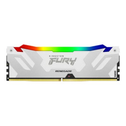 Kingston FURY Renegade RGB - DDR5 - modulo - 16 GB - DIMM 288-PIN - 7200 MHz / PC5-57600 - CL38 - 1.45 V - on-die ECC - bianco