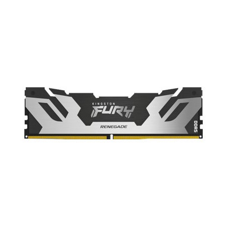 Kingston FURY Renegade Silver - DDR5 - kit - 32 GB: 2 x 16 GB - DIMM 288-PIN - 6400 MHz / PC5-51200 - CL32 - 1.4 V - senza buff