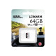 Kingston High Endurance - Scheda di memoria flash - 64 GB - A1 / UHS-I U1 / Class10 - UHS-I microSDXC