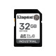 Kingston Industrial - Scheda di memoria flash - 32 GB - A1 / Video Class V30 / UHS-I U3 / Class10 - UHS-I microSDHC