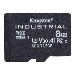 Kingston Industrial - Scheda di memoria flash - 8 GB - A1 / Video Class V30 / UHS-I U3 / Class10 - UHS-I microSDHC