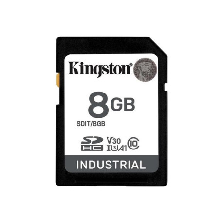 Kingston Industrial - Scheda di memoria flash - 8 GB - A1 / Video Class V30 / UHS-I U3 / Class10 - UHS-I microSDHC