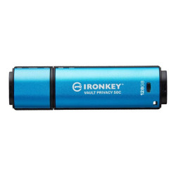 Kingston IronKey Vault Privacy 50C - Chiavetta USB - crittografato - 256 GB - USB-C 3.2 Gen 1 - Compatibile TAA