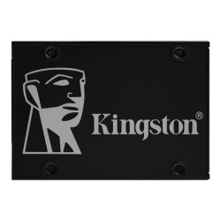 Kingston KC600 - SSD - crittografato - 1 TB - interno - 2.5" - SATA 6Gb/s - 256 bit AES - Self-Encrypting Drive (SED), TCG Opal