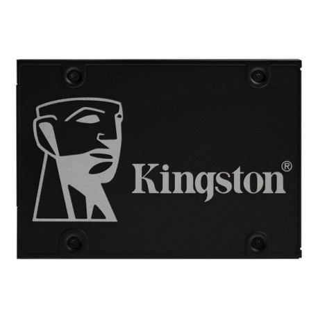 Kingston KC600 - SSD - crittografato - 256 GB - interno - 2.5" - SATA 6Gb/s - 256 bit AES - Self-Encrypting Drive (SED), TCG Op