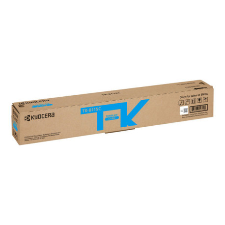 Kyocera TK 8115C - Ciano - originale - cartuccia toner - per ECOSYS M8124cidn, M8124cidn/KL3, M8130cidn, M8130cidn/KL2, M8130ci