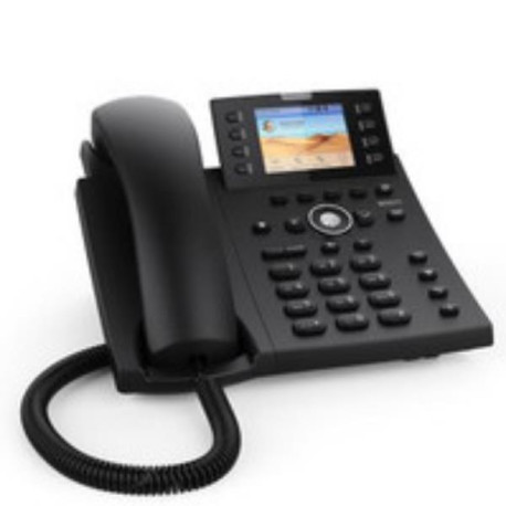 Snom D335 IP Desk Phone 12 SIP accounts, 2 PoE Gigabit ports, 32 self labeling function keys