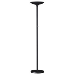 Lampada da terra Varialux - a led - base diametro 30 cm - H 175/186 cm - 22 W - nero - Unilux