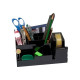 Lebez - Organizzatore scrivania - plastica ABS - nero