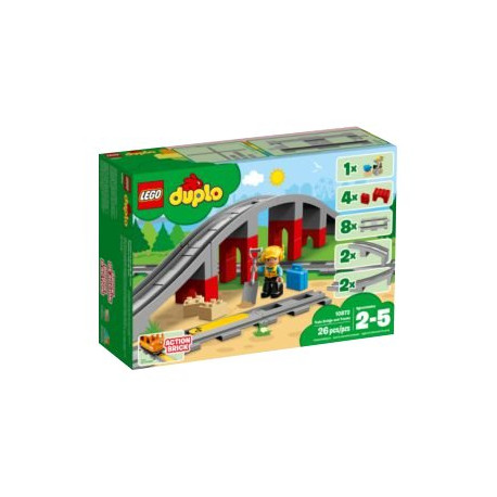 LEGO DUPLO 10872 - Ponte e binari ferroviari