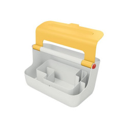 Leitz Cosy - Organizzatore scrivania - 21.4 x 19.6 x 36.7 cm - plastica ABS - giallo caldo