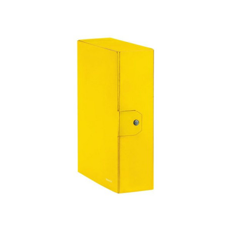 Leitz WOW - Cartella a scatola - larghezza dorsale 100 mm - per 250 x 350 mm - capacità 1000 fogli - giallo