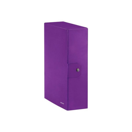 Leitz WOW - Cartella a scatola - larghezza dorsale 40 mm - per 340 x 350 mm - capacità 1000 fogli - viola