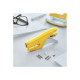 Leitz WOW - Graffatrice - 15 fogli / 1.5 mm - No.8, 6/4 - metallo - giallo