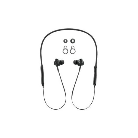 Lenovo - Auricolari con microfono - in-ear - fascetta a collare - Bluetooth - senza fili - nero - per IdeaPad 1 14- 3 14- S340-