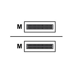 Lenovo - Cavo ad attacco diretto 100GBase-CU - QSFP28 a QSFP28 - 5 m - passivo - per ThinkSystem NE10032 RackSwitch, NE2572 Rac