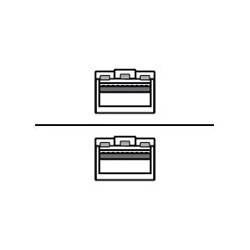 Lenovo - Cavo ad attacco diretto 25GBase-CU - SFP28 a SFP28 - 3 m - passivo - per ThinkAgile HX3321 Certified Node- ThinkSystem