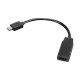 Lenovo - Cavo dello schermo - Mini DisplayPort (M) a HDMI (F) - 20 cm - per ThinkCentre M75t Gen 2- ThinkPad P51- ThinkStation 