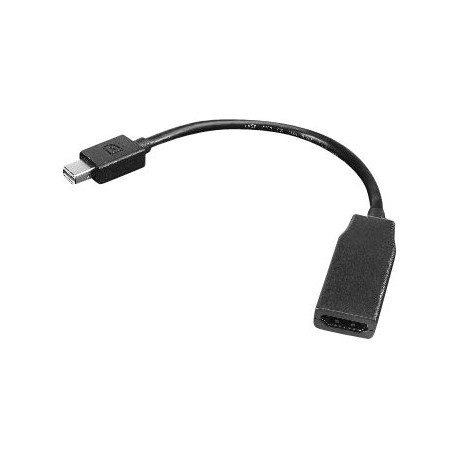 Lenovo - Cavo dello schermo - Mini DisplayPort (M) a HDMI (F) - 20 cm - per ThinkCentre M75t Gen 2- ThinkPad P51- ThinkStation 