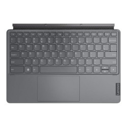 Lenovo - Custodia tastiera e carta (keyboard cover) - senza fili - POGO pin, Bluetooth 5.1 - QWERTY - grigio temporale tastiera