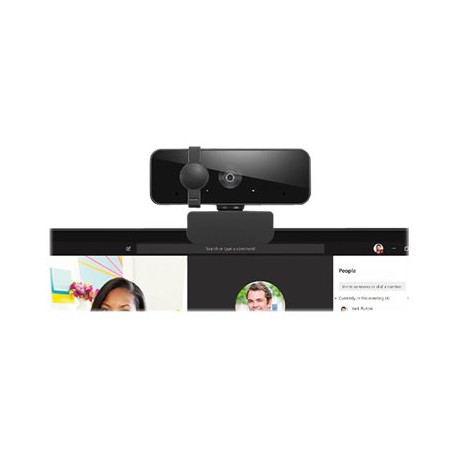 Lenovo Essential - Webcam - colore - 2 MP - 1920 x 1080 - 1080p - audio - USB 2.0 - MJPEG, YUY2