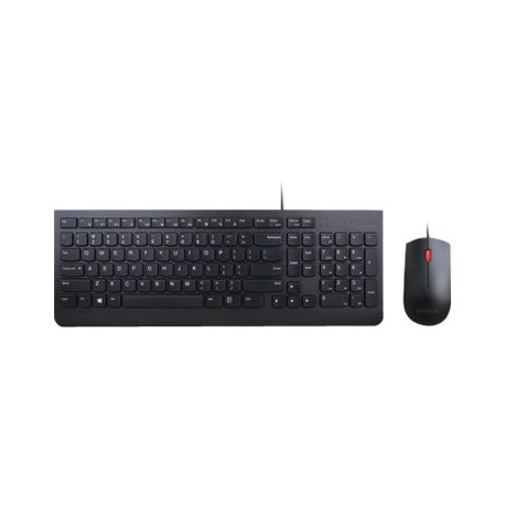 Lenovo Essential Wired Combo - Set mouse e tastiera - USB - italiana - per ThinkCentre M80s Gen 3- M80t Gen 3- M90a Gen 3- M90a