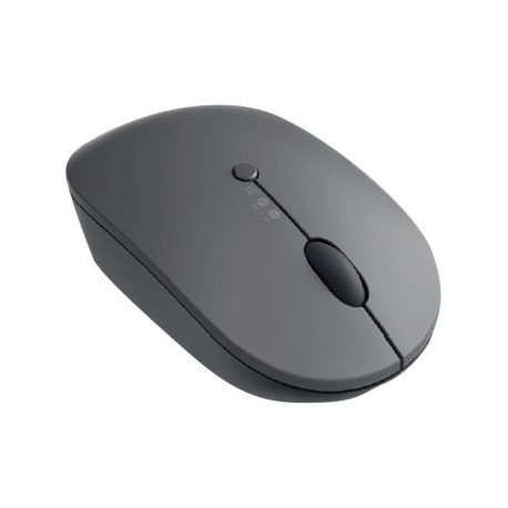 Lenovo Go Multi-device - Mouse - ottico blu - 3 pulsanti - senza fili - 2.4 GHz, Bluetooth 5.0 - ricevitore wireless USB-C - ne