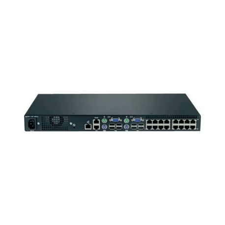 Lenovo Local 2x16 Console Manager - Switch KVM - CAT5 - 16 x KVM port(s) - 2 utenti locali - montabile su rack - per System x36