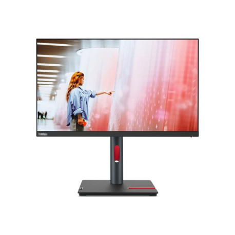 Lenovo P24q-30 - Monitor a LED - 23.8" - 2560 x 1440 QHD @ 60 Hz - IPS - 300 cd/m² - 1000:1 - 4 ms - HDMI, DisplayPort - nero c