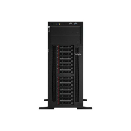 Lenovo ThinkSystem ST550 7X10 - Server - tower - 4U - a 2 vie - 1 x Xeon Silver 4208 / 2.1 GHz - RAM 32 GB - hot-swap 2.5" baia