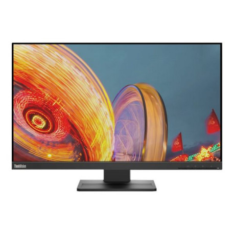 Lenovo ThinkVision E24q-20 - Monitor a LED - 24" (23.8" visualizzabile) - 2560 x 1440 QHD @ 75 Hz - IPS - 300 cd/m² - 1000:1 - 