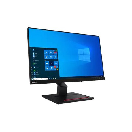 Lenovo ThinkVision T24t-20 - Monitor a LED - 24" (23.8" visualizzabile) - touchscreen - 1920 x 1080 Full HD (1080p) @ 60 Hz - I