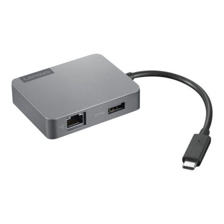 Lenovo Travel Hub Gen2 - Docking station - USB-C - VGA, HDMI - GigE - per IdeaPad 3 14- ThinkBook 14s Yoga G2 IAP- ThinkCentre 