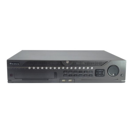 LevelOne GEMINI series NVR-0732 - NVR - 32 Canali - in rete - montabile in rack