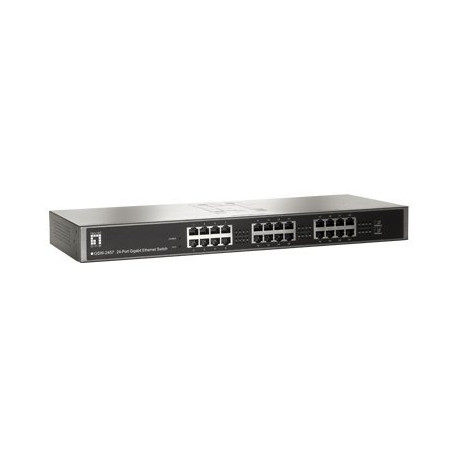 LevelOne GSW-2457 - Switch - 24 x 10/100/1000 - desktop