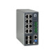 LevelOne IGP-1271 - Switch - L3 Lite - gestito - 8 x 10/100/1000 (PoE+) + 4 x Gigabit SFP - montabile su rail DIN - PoE+ (240 W