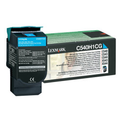 Lexmark - Alta resa - ciano - originale - cartuccia toner LCCP, LRP - per Lexmark C540, C543, C544, C546, X543, X544, X546, X54