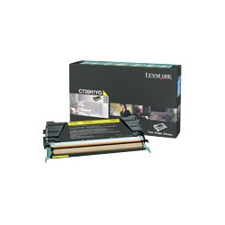 Lexmark - Alta resa - giallo - originale - cartuccia toner LRP - per Lexmark CS736dn, CS748de