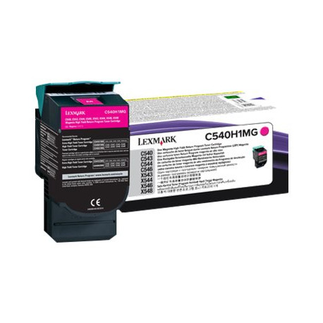 Lexmark - Alta resa - magenta - originale - cartuccia toner LCCP, LRP - per Lexmark C540, C543, C544, C546, X543, X544, X546, X