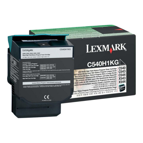 Lexmark - Alta resa - nero - originale - cartuccia toner LCCP, LRP - per Lexmark C540, C543, C544, C546, X543, X544, X546, X548