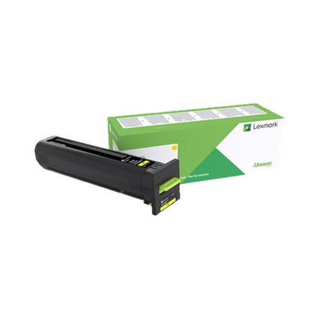 Lexmark - Capacità extra-elevata - giallo - originale - cartuccia toner LCCP, Lexmark Corporate - per Lexmark CS820de, CS820dte